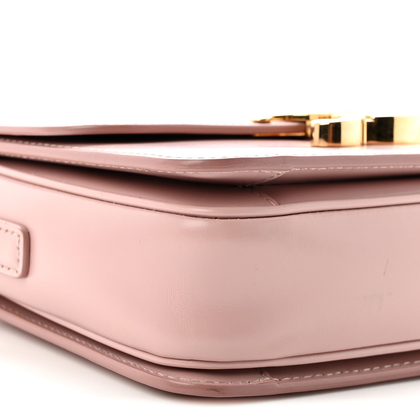 Shiny Calfskin Teen Triomphe Vintage Pink