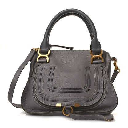 Chloe Calfskin Small Marcie Satchel Cashmere Grey 1 of 14