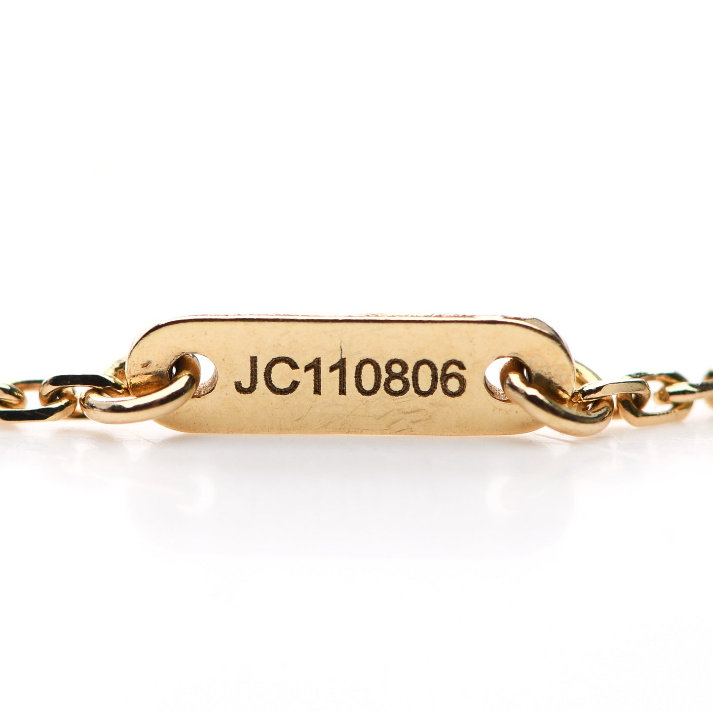 18K Yellow Gold Mother of Pearl Sweet Alhambra Bracelet