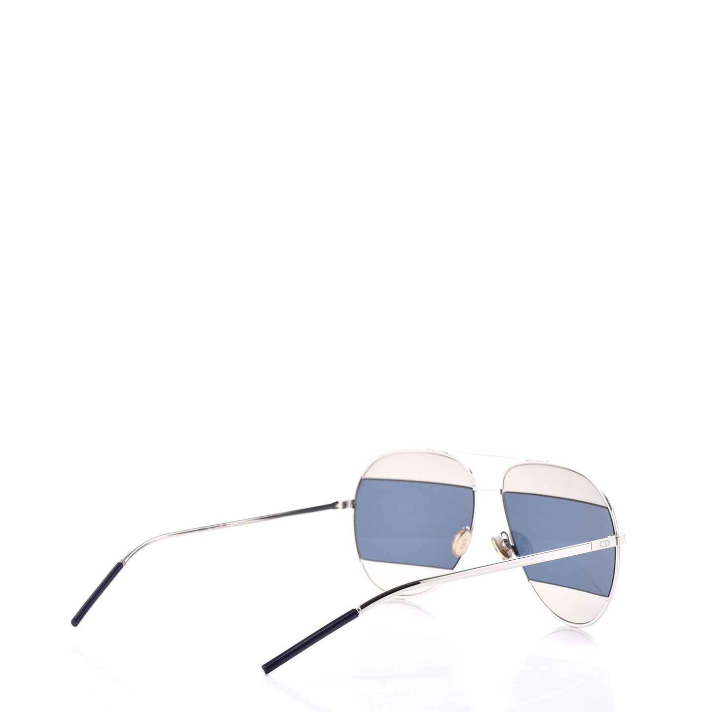 Split 1 Aviator Sunglasses Silver