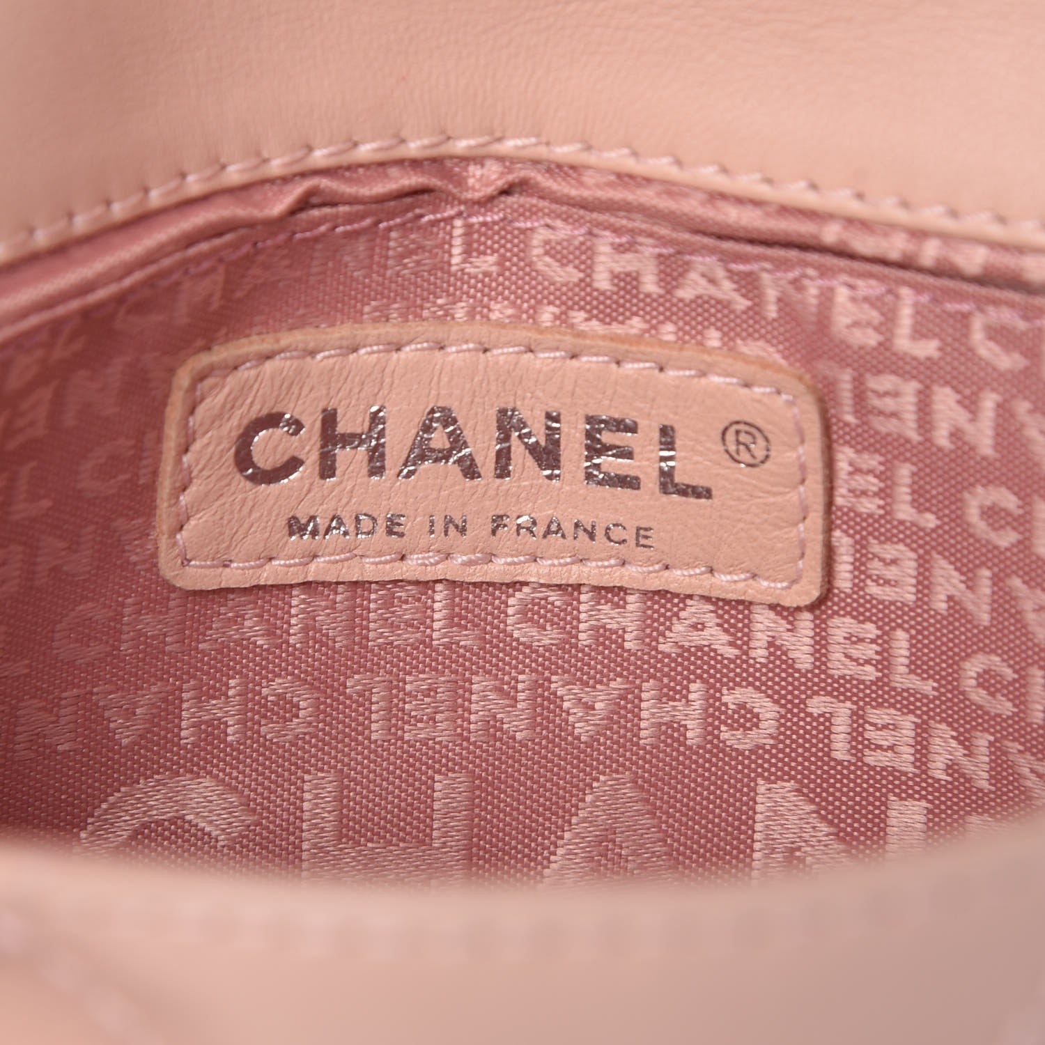 Chanel Lambskin Diamond Stitched CC Flap Pink 6 of 13
