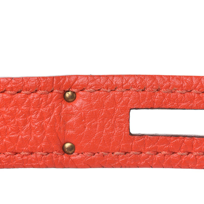 Hermes Togo Birkin 35 Capucine 27 of 31