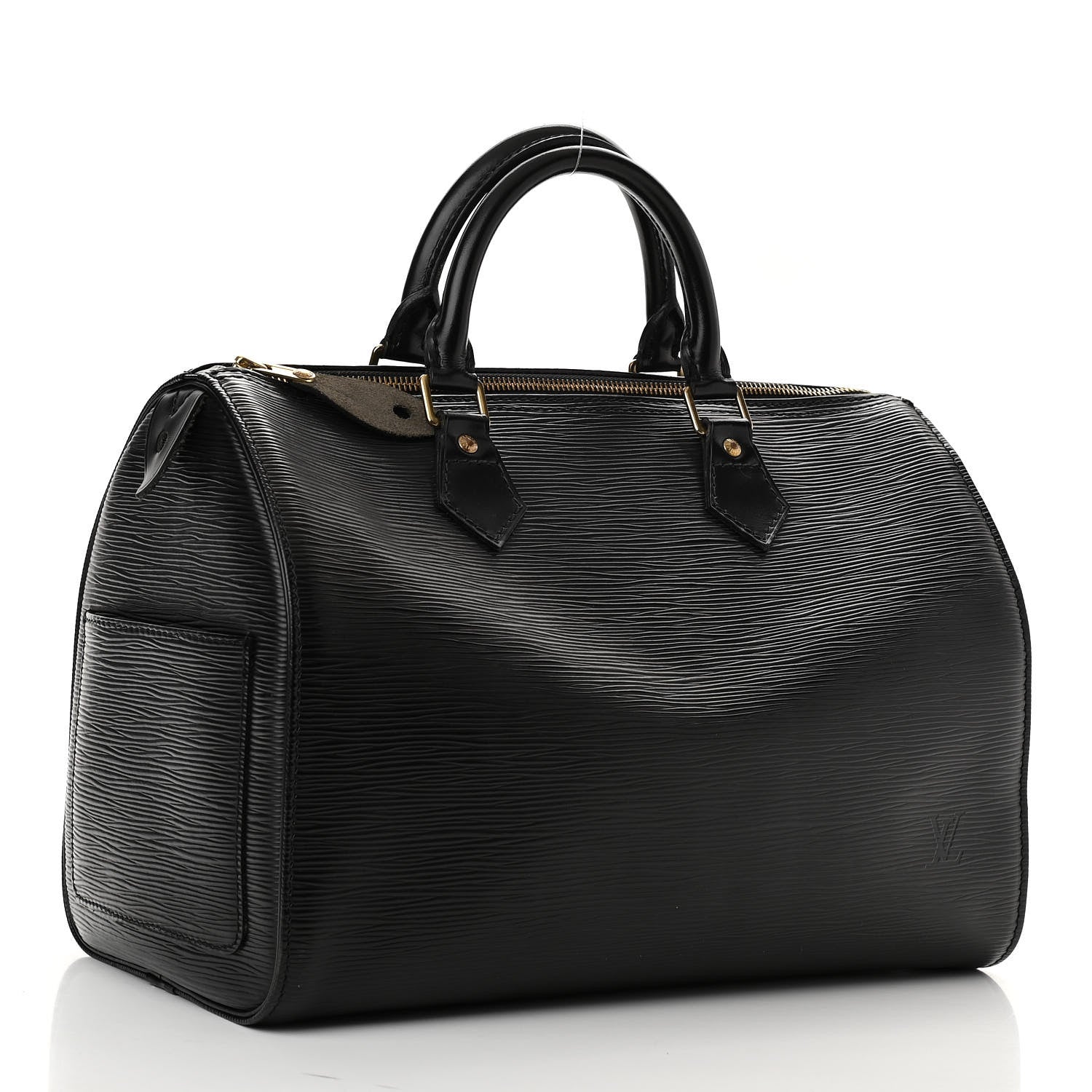 Louis Vuitton Epi Speedy 30 Black 3 of 13