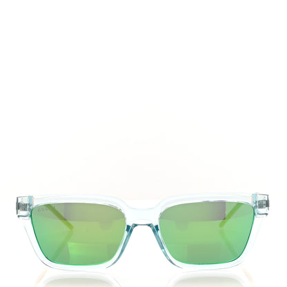 Gucci Acetate Sunglasses GG0975S Blue Green 2 of 7