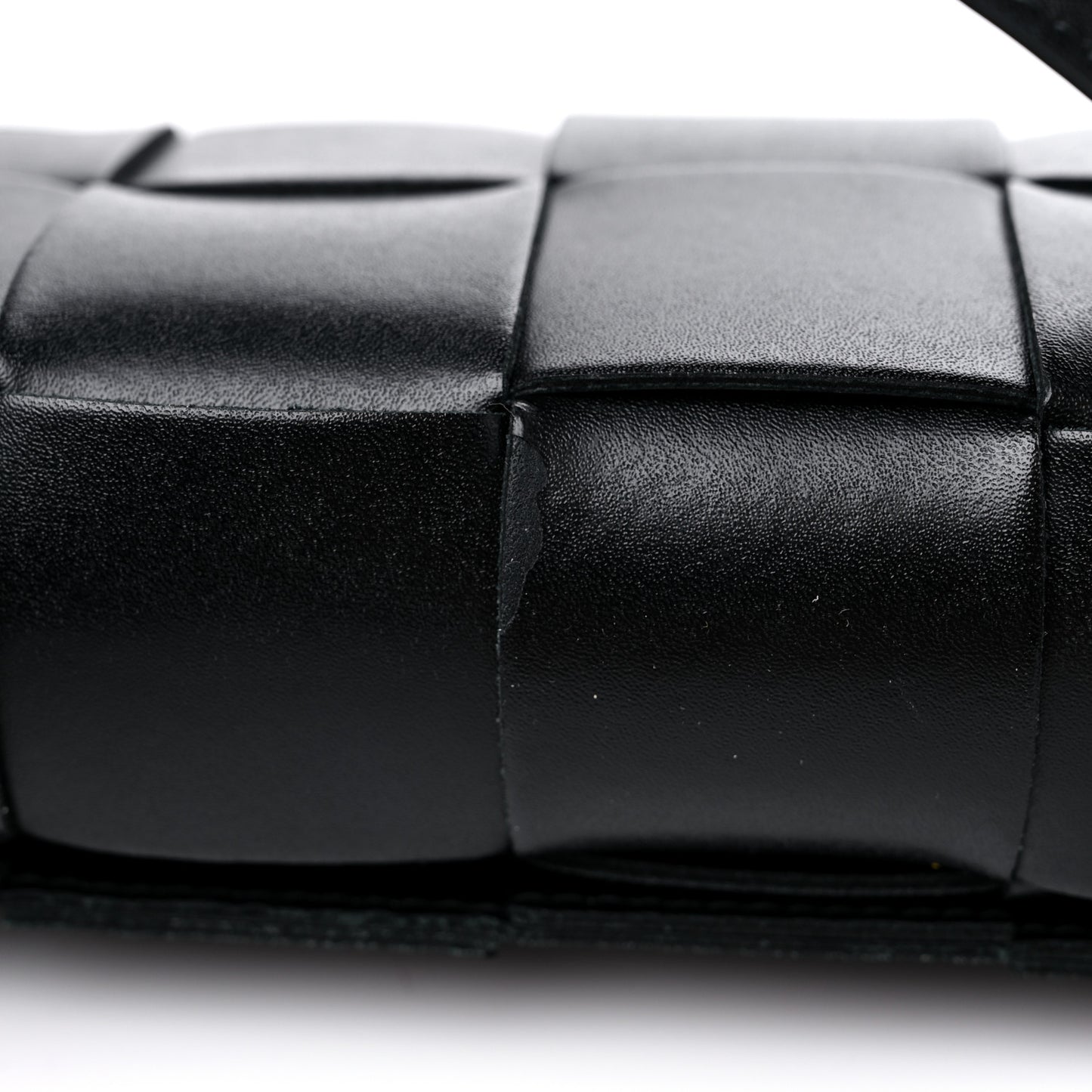 Nappa Maxi Intreccio The Belt Cassette Bag Black