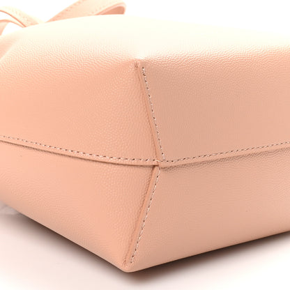 Mansur Gavriel Caviar Mini Mini Bucket Bag Cipria 8 of 9