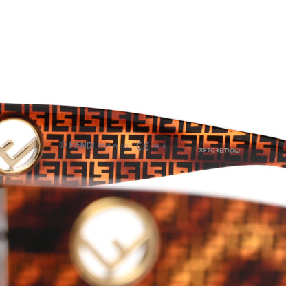 Fendi Acetate F is Fendi FF 51mm Cat Eye Sunglasses 0327/S Tortoise Camouflage 5 of 7