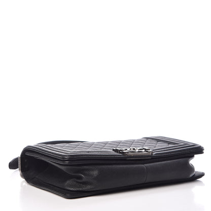 Chanel Caviar Quilted Medium Boy Flap Black 4 of 11