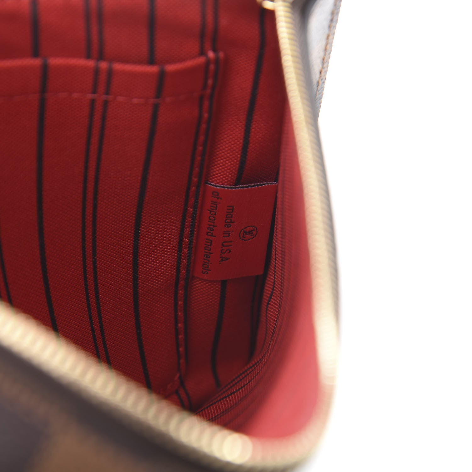 Louis Vuitton Damier Ebene Neverfull MM GM Pochette 7 of 9