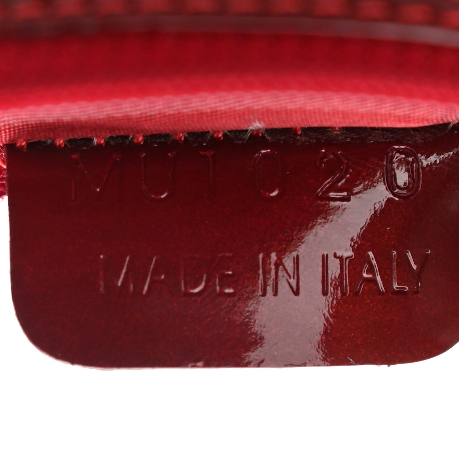 Christian Dior Patent Monogram Mini Saddle Pochette Red 7 of 10