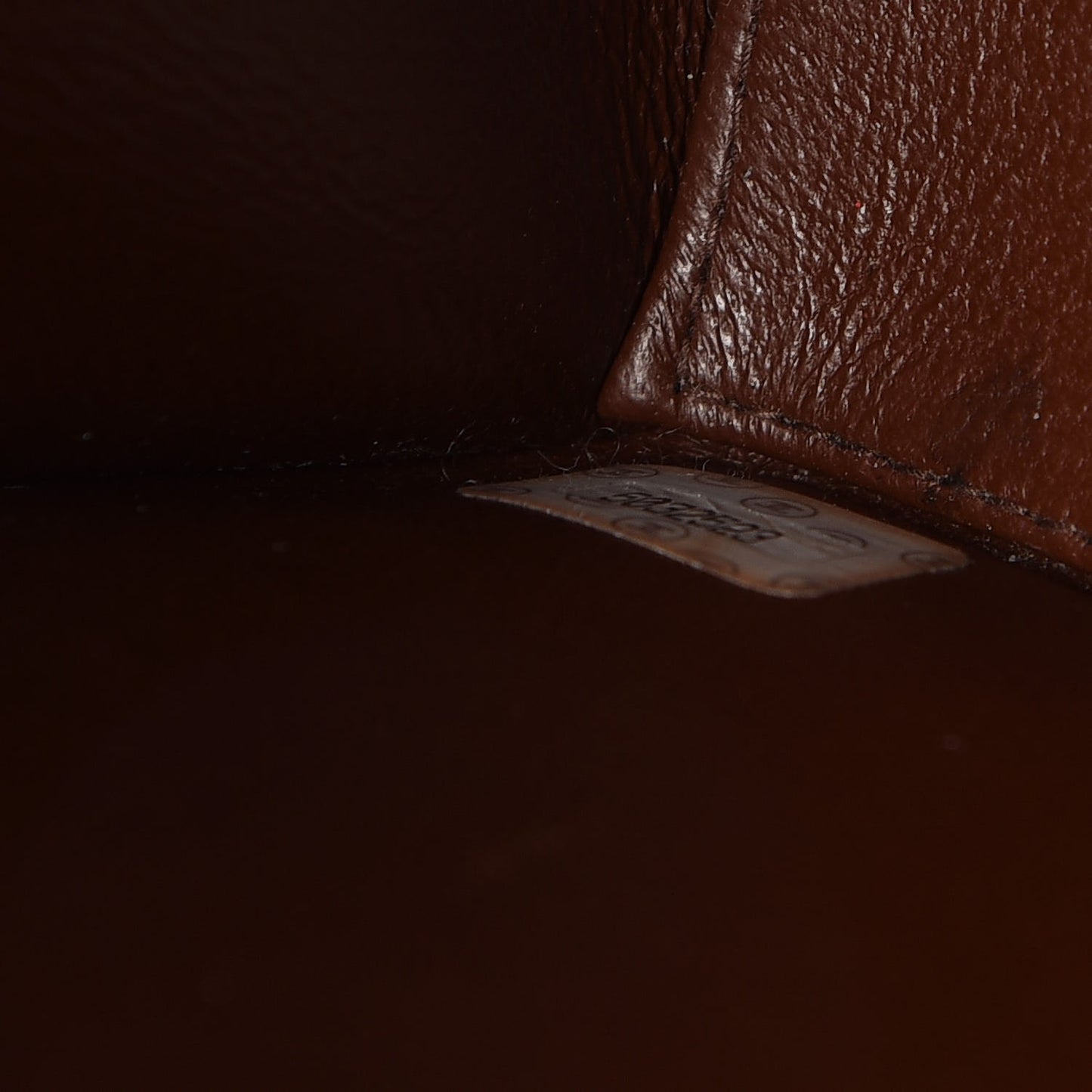 Caviar Stitch Jumbo Single Flap Brown