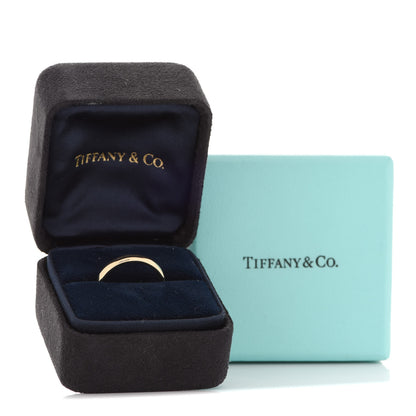 Tiffany 18K Yellow Gold 3mm Classic Wedding Band Ring 49 5 6 of 6