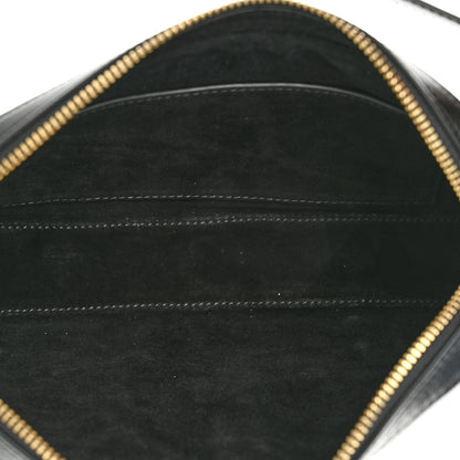 Celine Smooth Calfskin Cuir Triomphe Camera Shoulder Bag Black 5 of 8