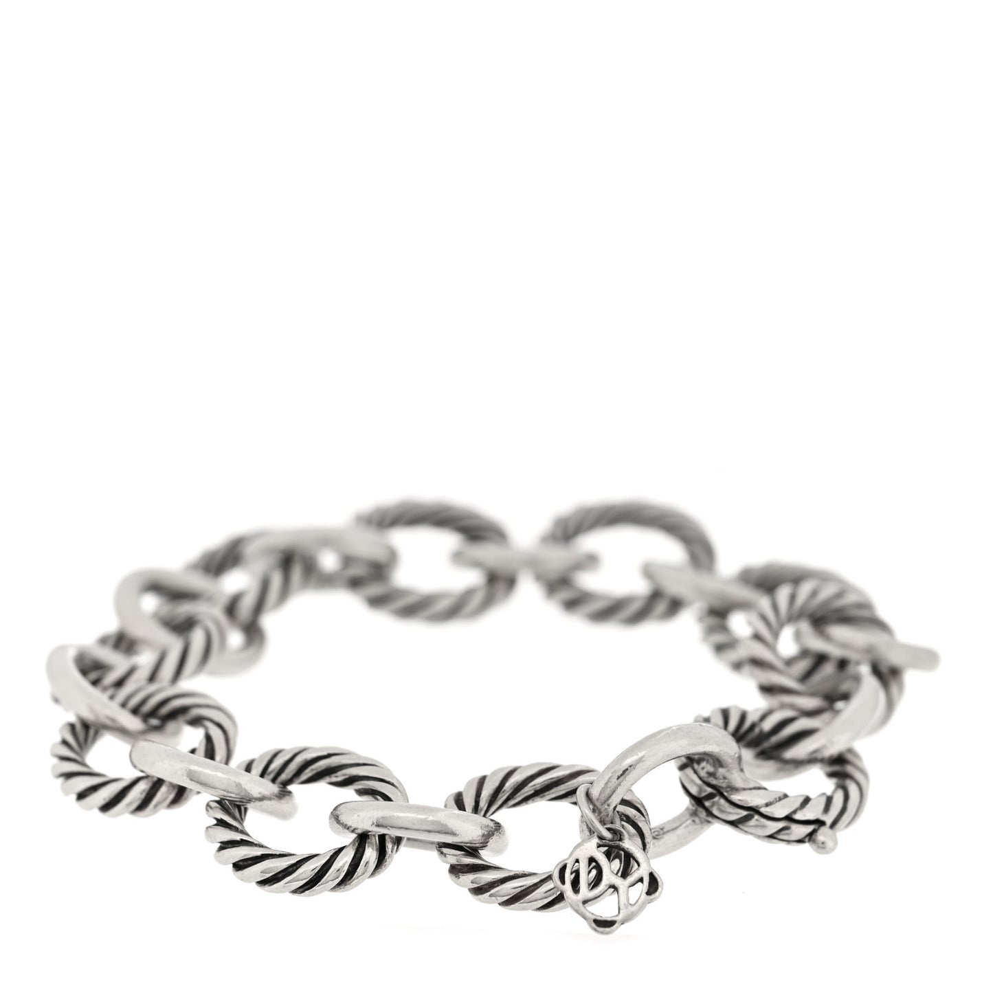 Sterling Silver 12mm Large Oval Link Bracelet