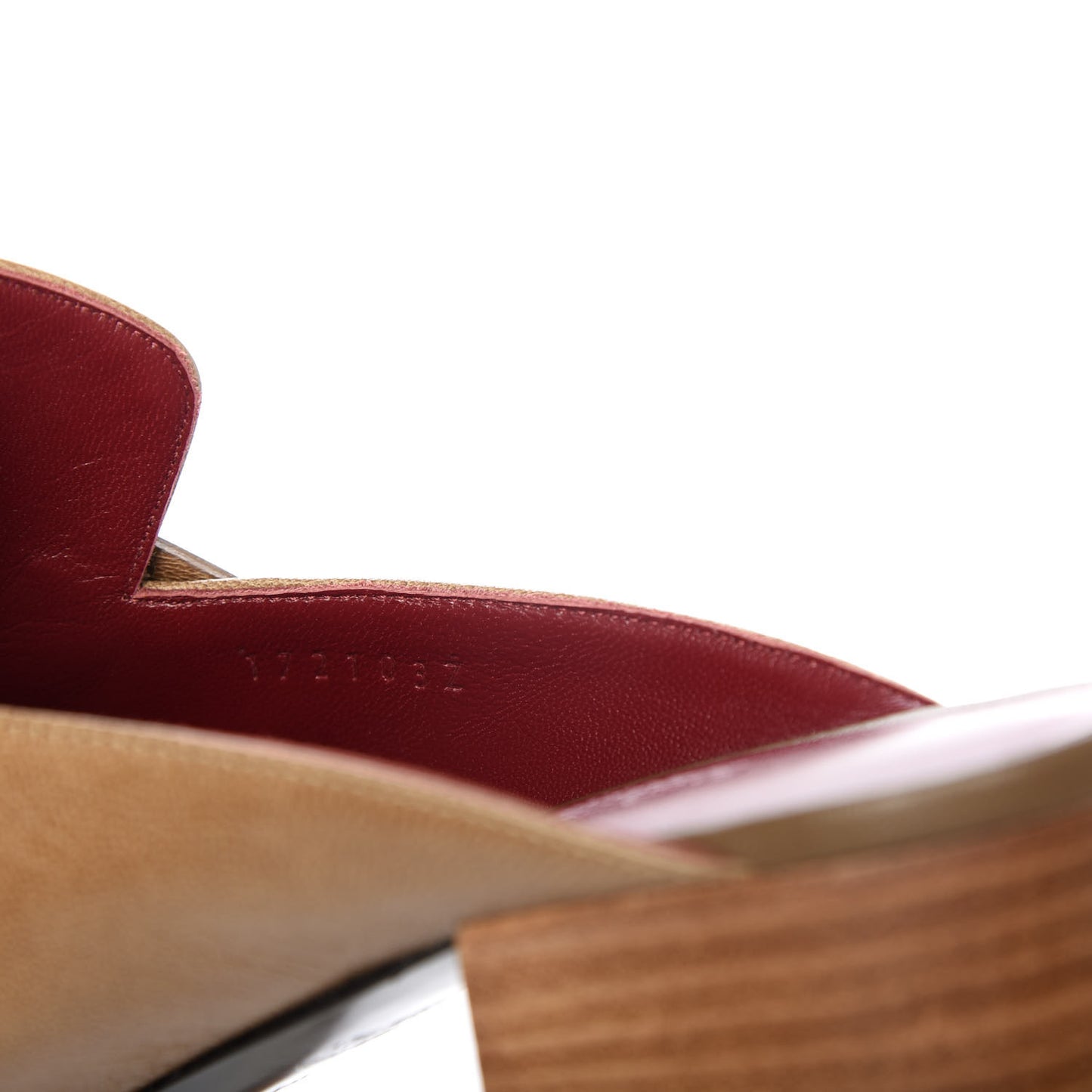 Goatskin Paradis Mules 38.5 Taupe
