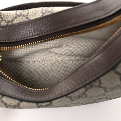 Gucci GG Supreme Monogram Textured Dollar Calfskin Small Ophidia Shoulder Bag Beige Ebony New Acero 5 of 10