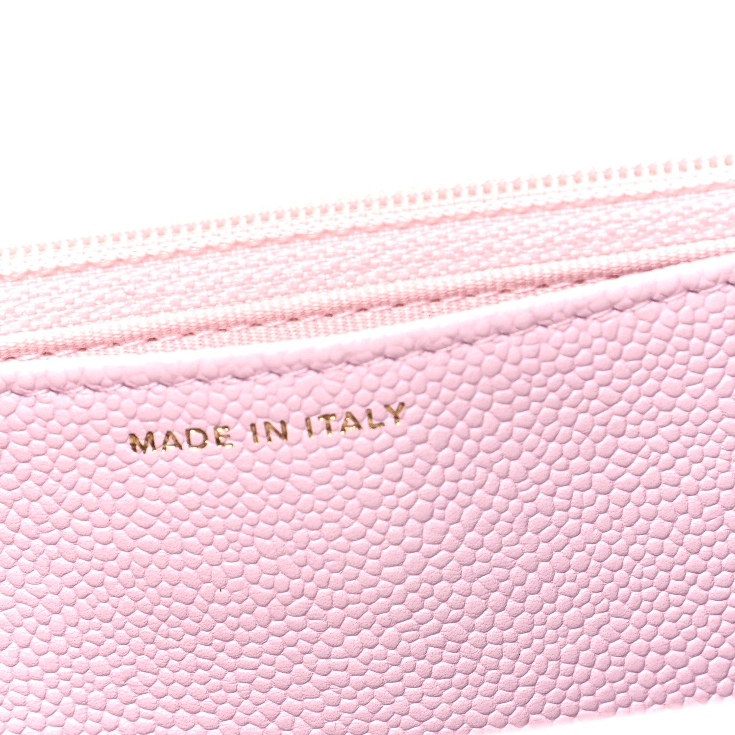 Chanel Caviar Quilted Tiny CC Wallet On Chain WOC Light Pink 6 of 9