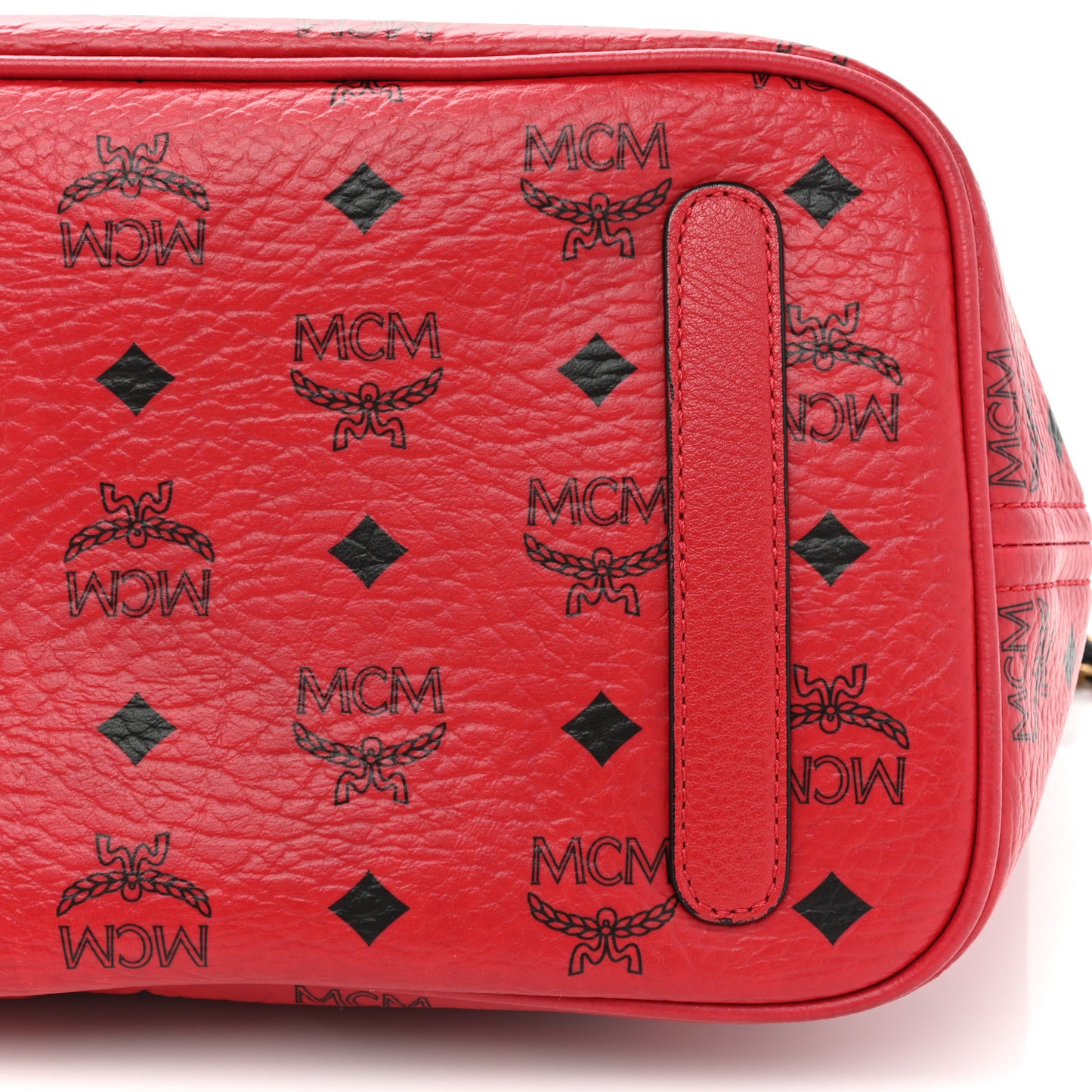 Visetos Medium Liz Reversible Shopper Tote Ruby Red