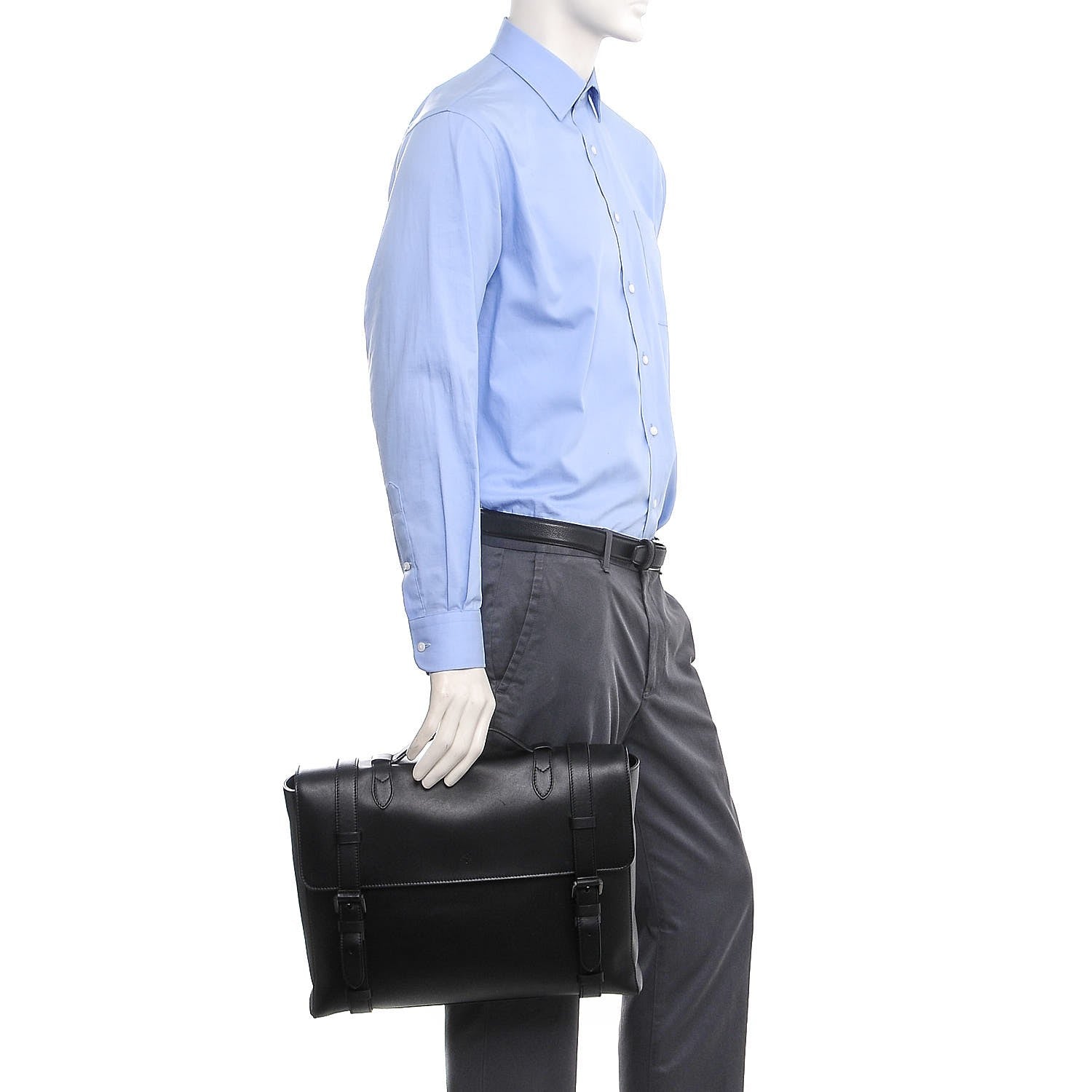 Mulberry Calfskin Somerton Briefcase Black 2 of 8