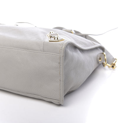 Balenciaga Chevre Gold Metallic Edge Hardware City Gris Glace 9 of 11