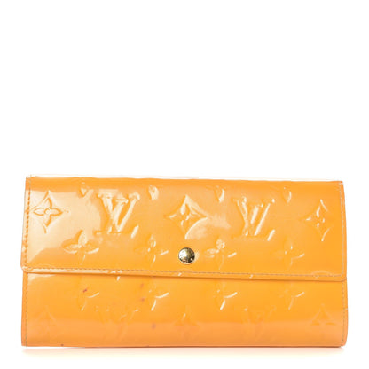 Louis Vuitton Vernis Sarah Wallet Jaune Passion 1 of 17