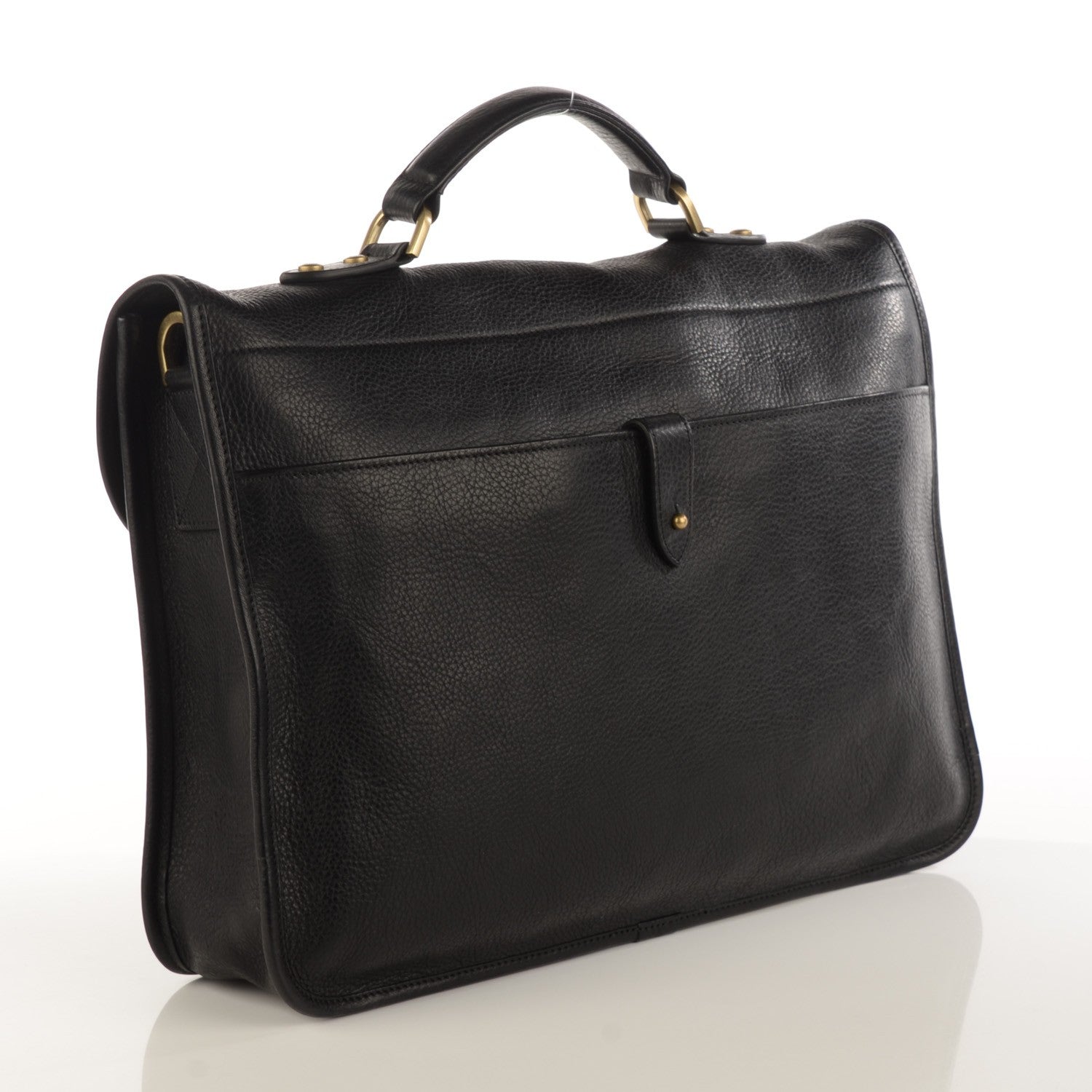 Mulberry Natural Calfskin Elkington Briefcase Black 3 of 7