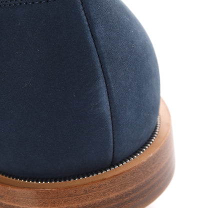 Christian Louboutin Calfskin Nubuck Mens Greggo Flat Oxfords 40.5 Navy 10 of 11