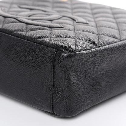 Chanel Caviar Quilted Petit Shopping Tote PST Black 6 of 17