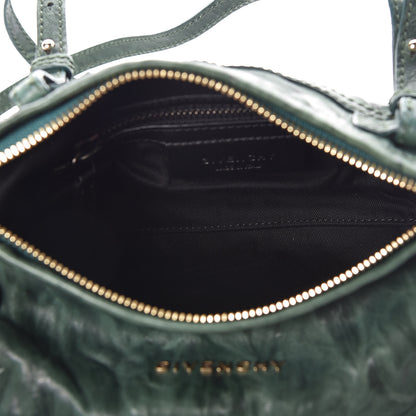 Givenchy Tumbled Sheepskin Mini Pandora Emerald 5 of 7