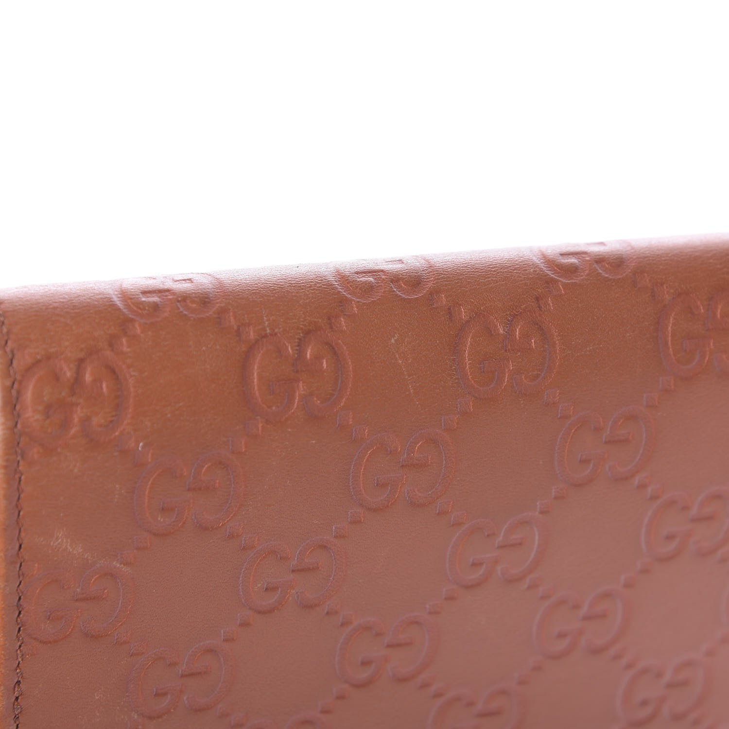 Gucci Guccissima Continental Flap Wallet Orange 11 of 11