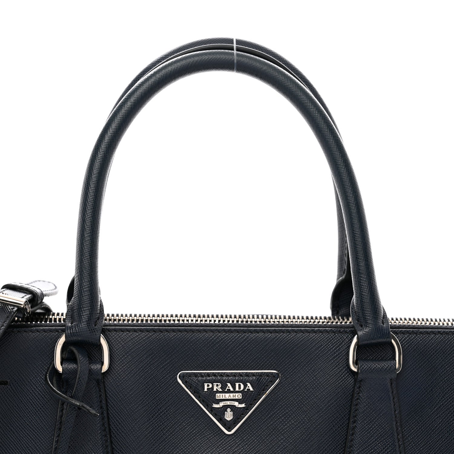 Prada Saffiano Medium Galleria Double Zip Tote Baltico 5 of 11