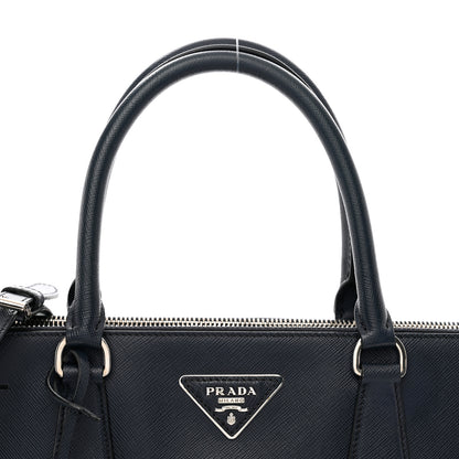 Prada Saffiano Medium Galleria Double Zip Tote Baltico 5 of 11