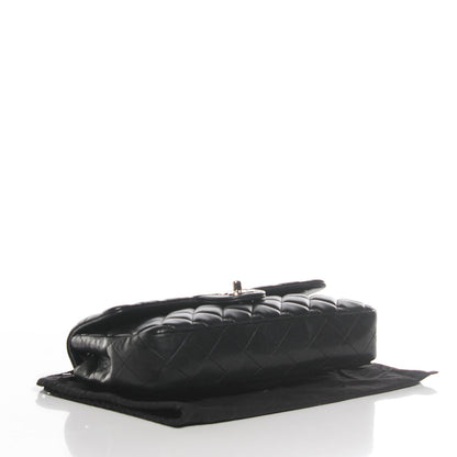 Chanel Lambskin Quilted East West Flap Black 4 of 8