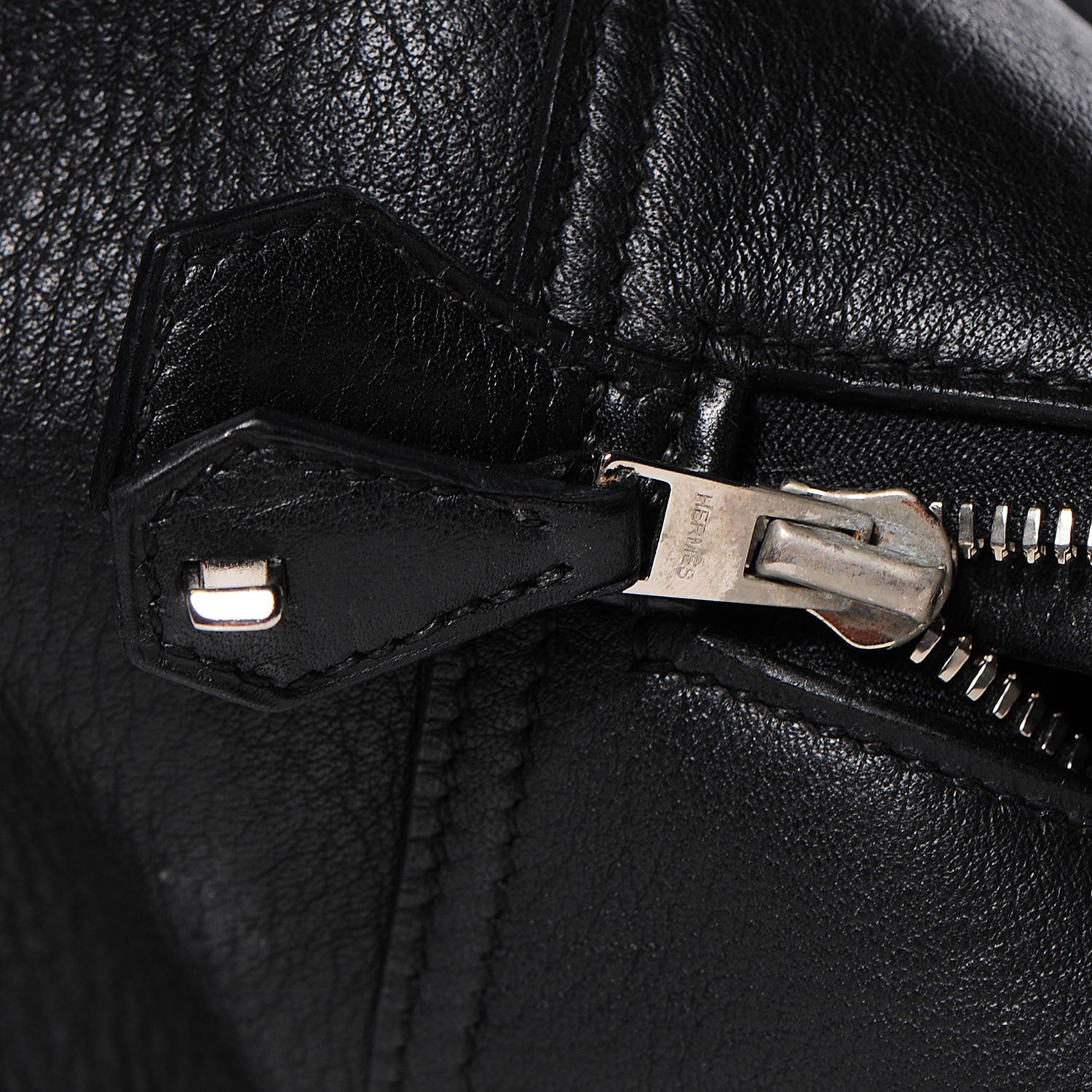 Hermes Taurillon Clemence Steve 45 Black 12 of 17