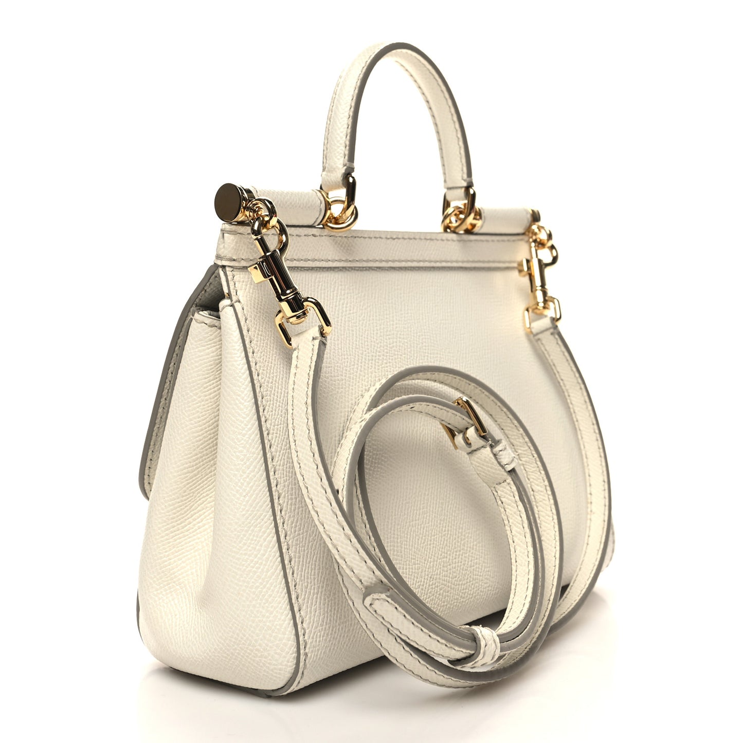 Dauphine Small Miss Sicily Satchel White