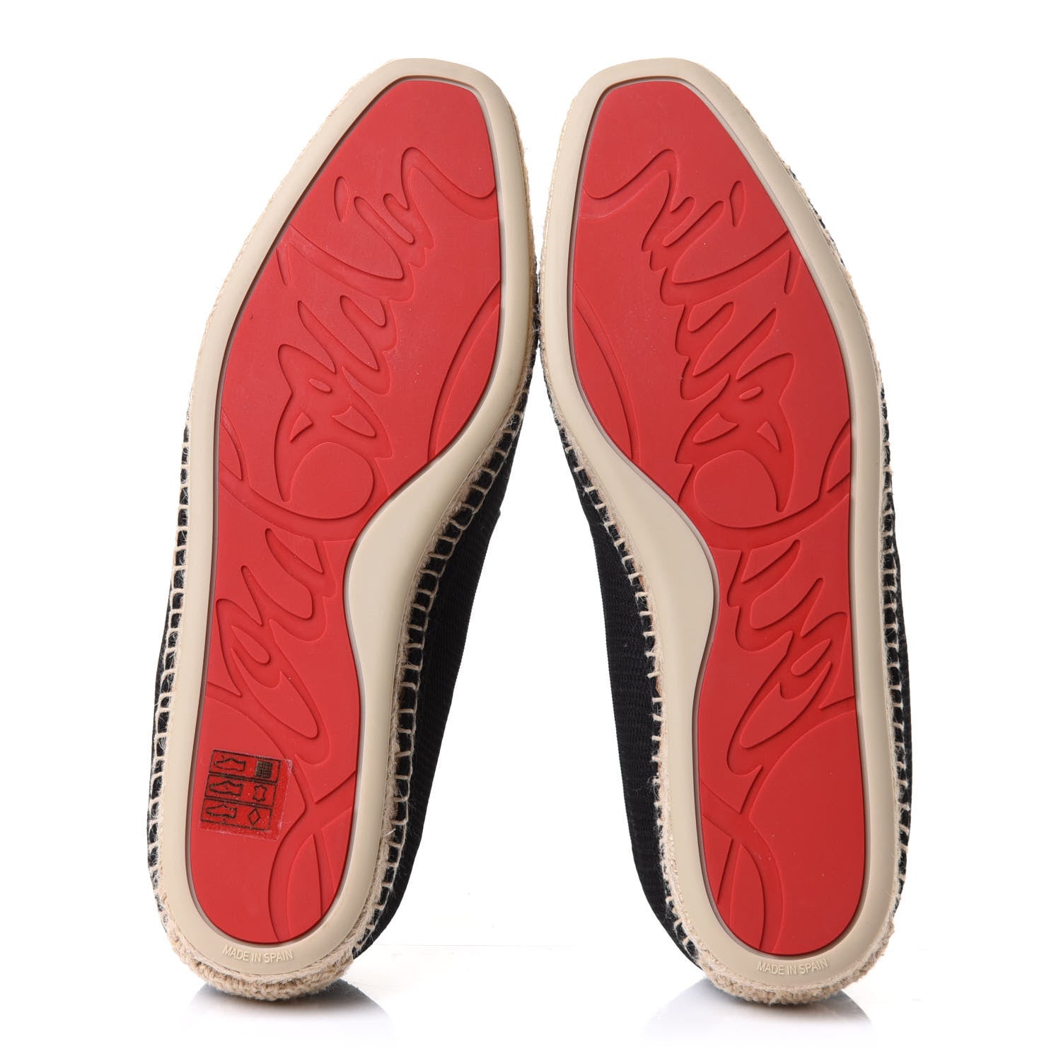 Christian Louboutin Mesh Twilight Womens Nanou Orlato Flat Espadrilles 39 Black Navy 6 of 10