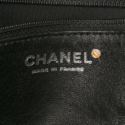 Chanel Metallic Aged Calfskin Quilted Reissue 2.55 Accordion Flap Black 7 of 8
