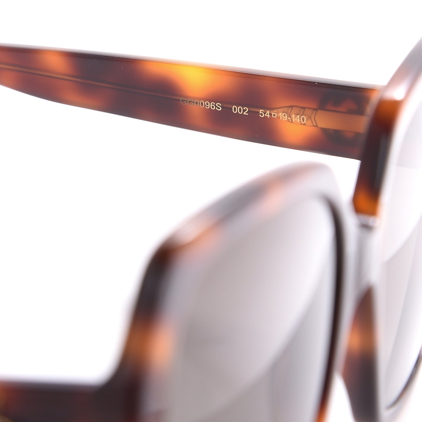 Acetate Square Frame GG0096S Sunglasses Tortoise