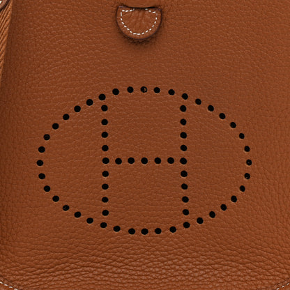 Hermes Taurillon Clemence Evelyne TPM Gold 8 of 11