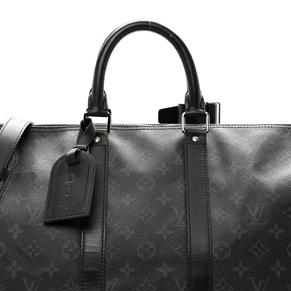 Louis Vuitton Monogram Eclipse Keepall Bandouliere 45 4 of 11