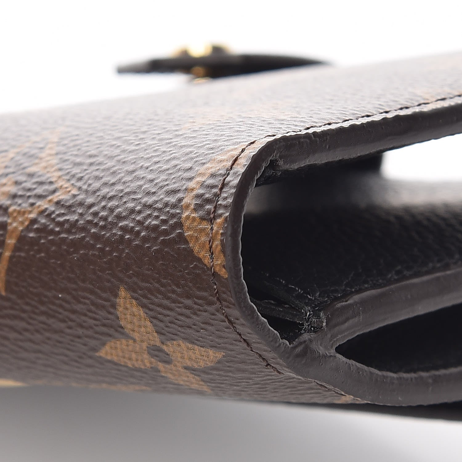 Louis Vuitton Monogram Pallas Compact Wallet Black 5 of 9