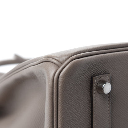 Hermes Epsom Birkin 35 Gris Asphalte 10 of 18