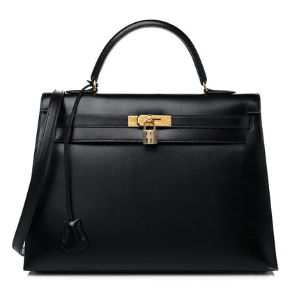 Hermes Box Kelly Sellier 35 Black 1 of 16