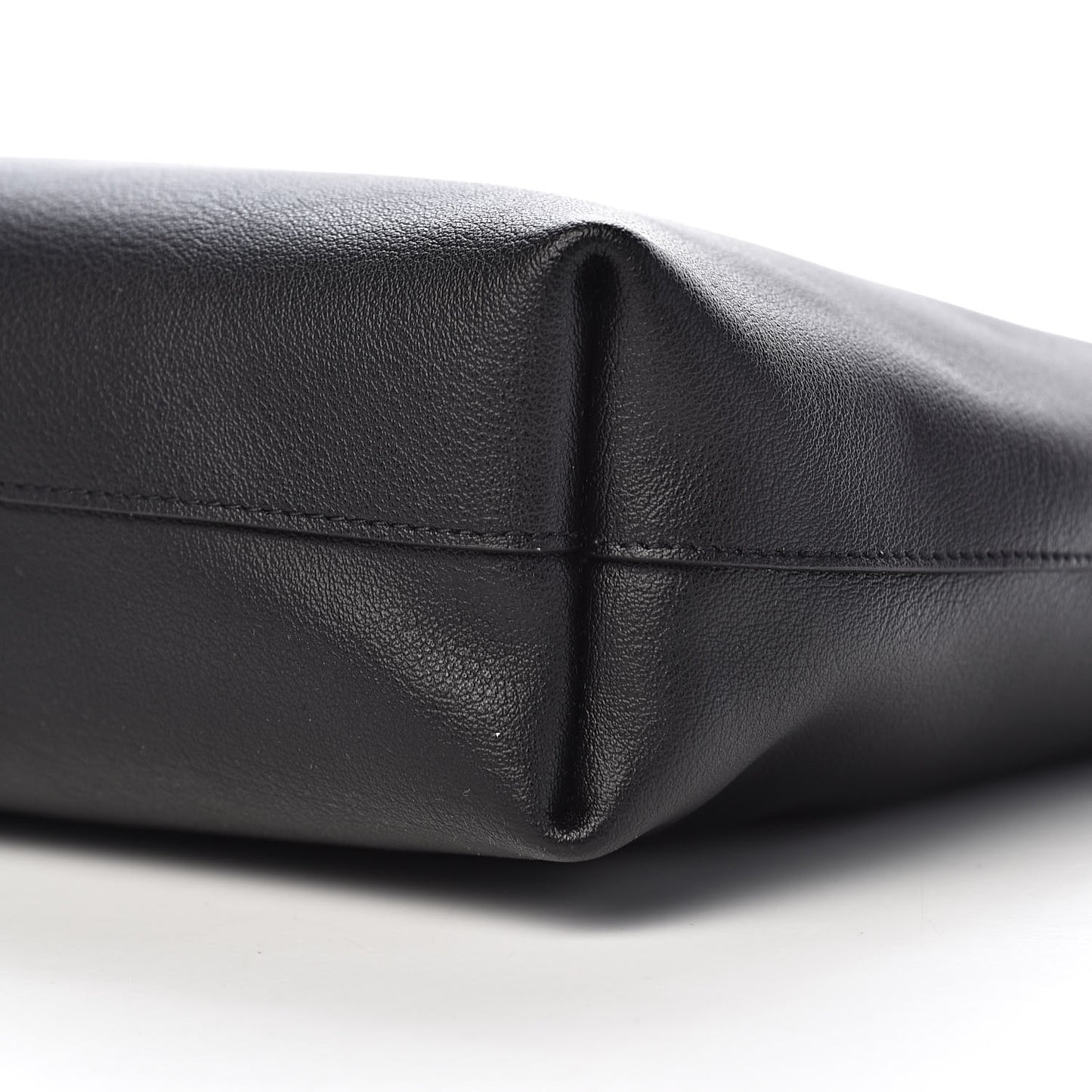 Calfskin Toy Shopping Tote Black