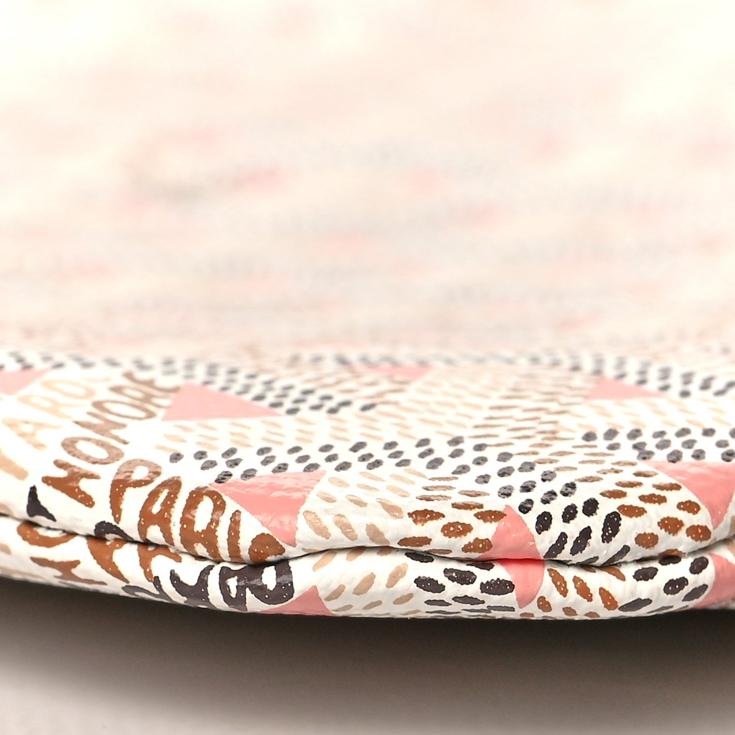 Goyardine Poitiers Claire Voie Tote White Pink