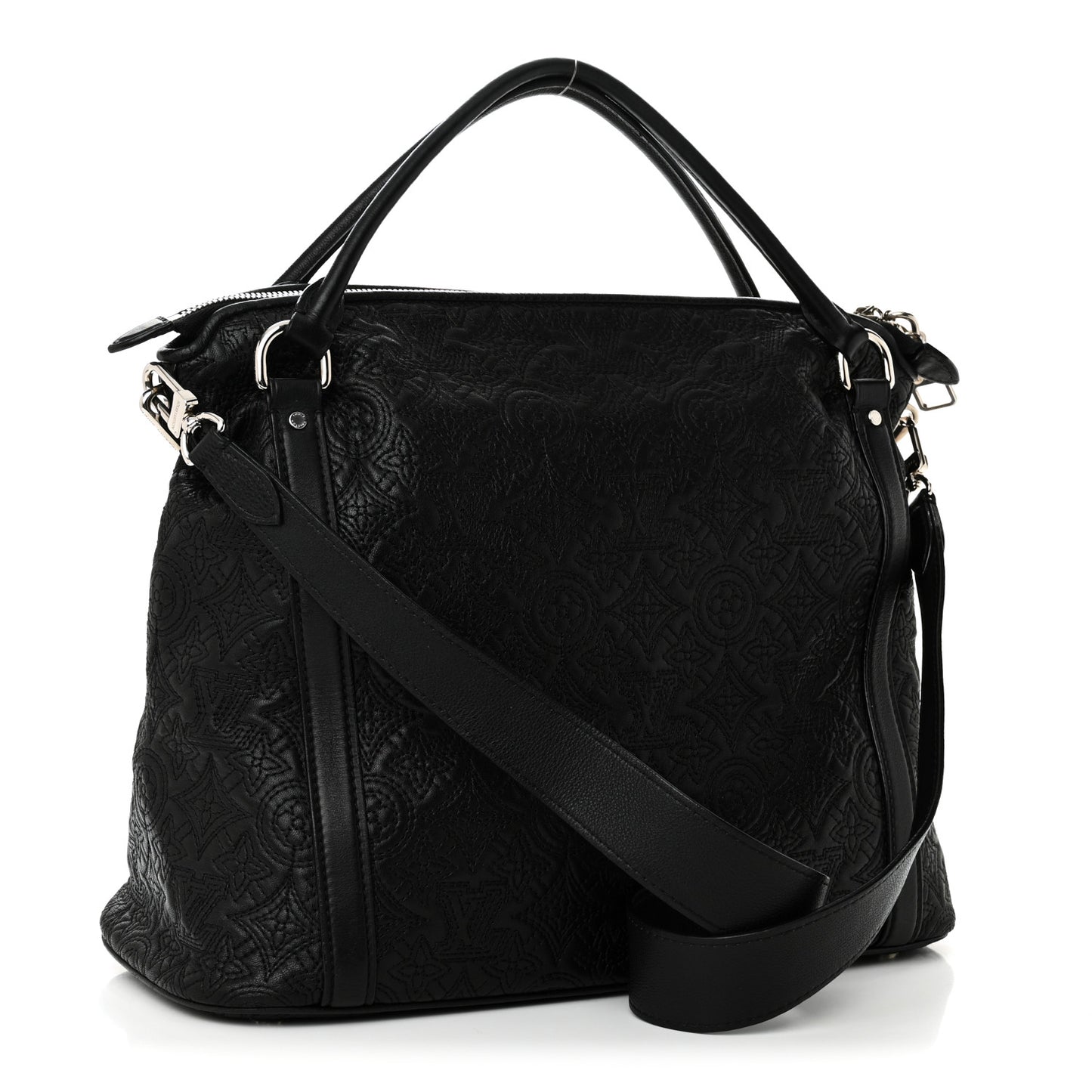 Monogram Lambskin Antheia Ixia PM Black
