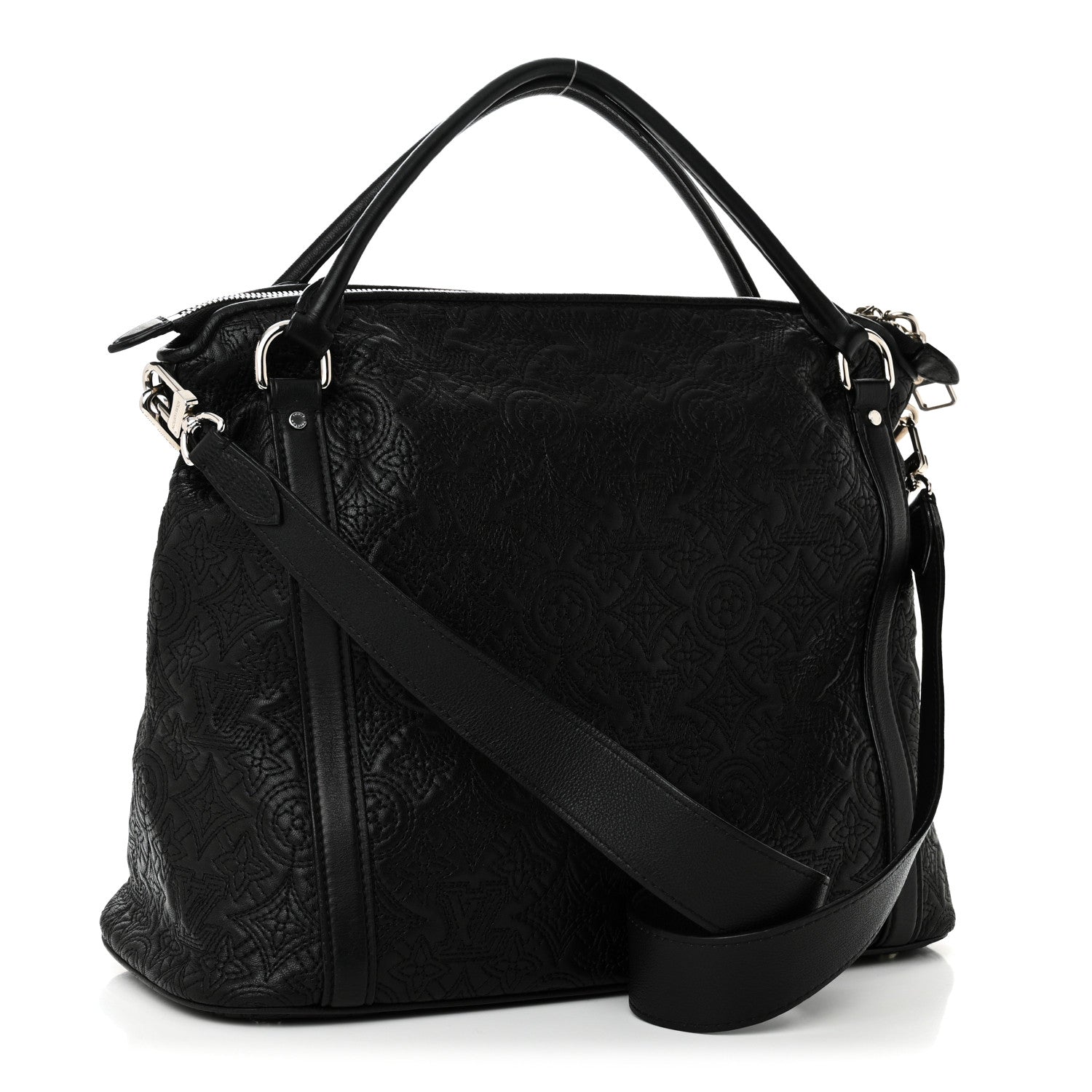 Louis Vuitton Monogram Lambskin Antheia Ixia PM Black 3 of 9