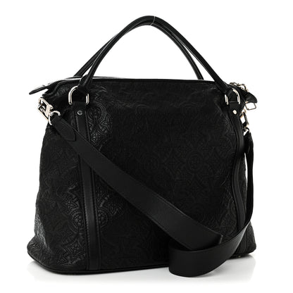 Louis Vuitton Monogram Lambskin Antheia Ixia PM Black 3 of 9