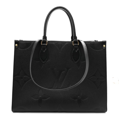 Louis Vuitton Empreinte Monogram Giant Onthego MM Black 1 of 12