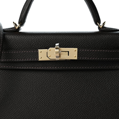 Hermes Epsom Mini Kelly Sellier 20 Bai Brun 5 of 8